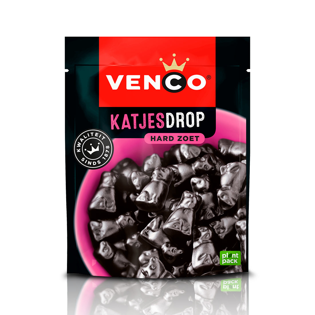Venco Cat-shaped Liquorice bag 225g