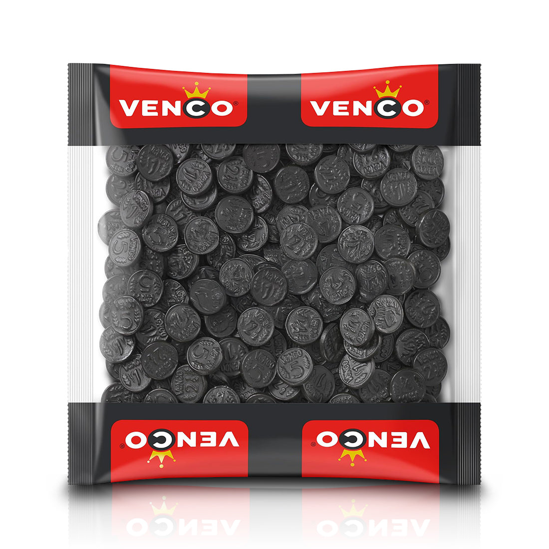 Venco Coin Liquorice bag 1kg