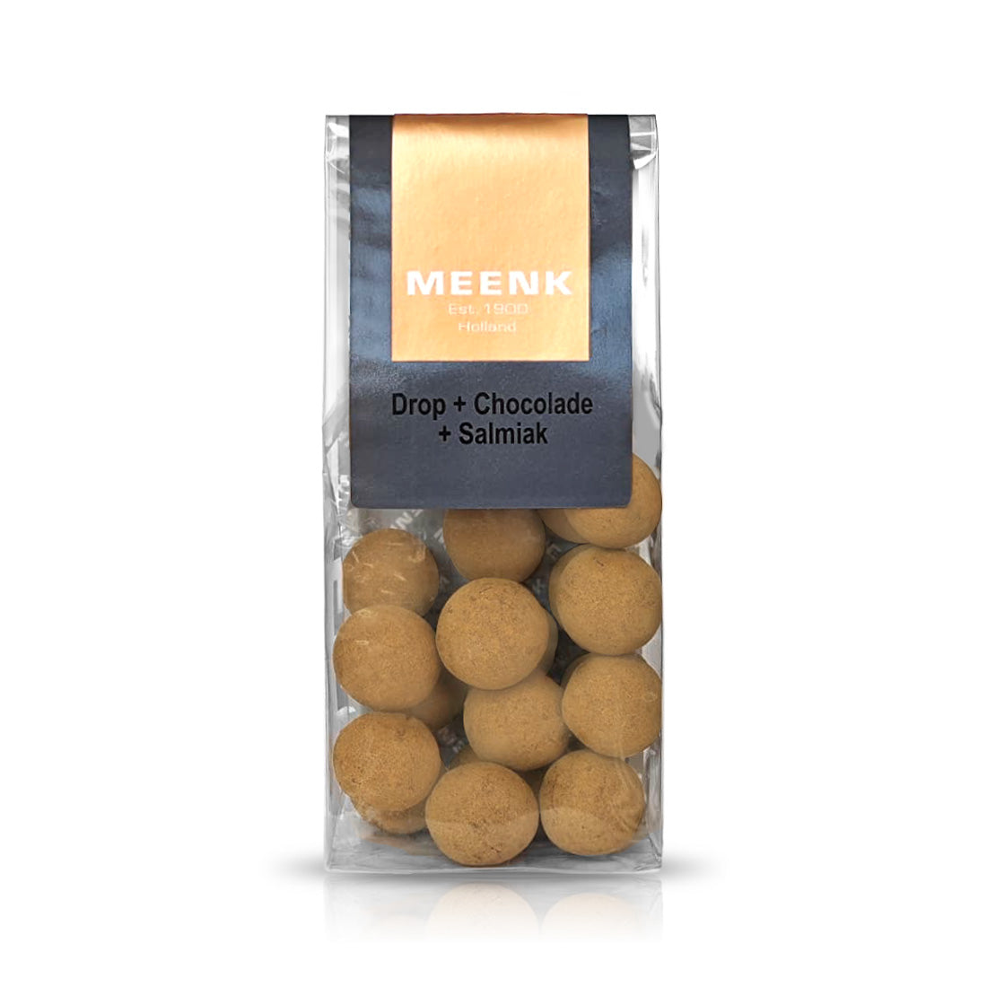 Meenk Liquorice + Chocolate Salmiak bag 150g