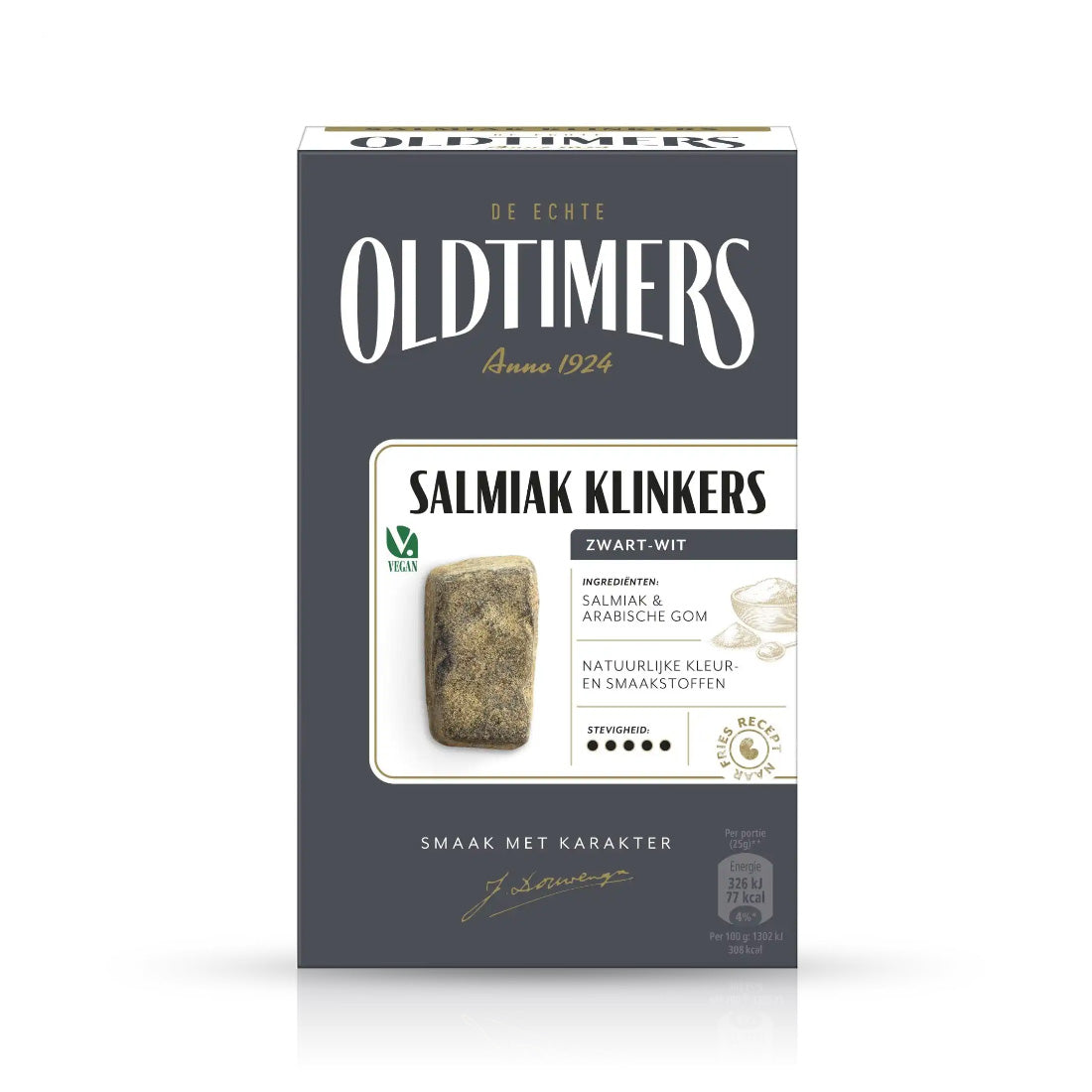 Oldtimers Salmiak Cobblestones liquorice box 235g