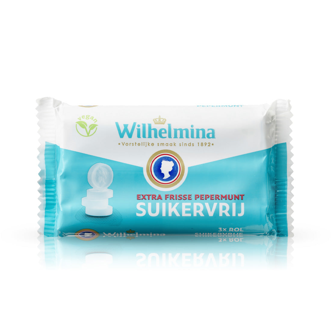 Wilhelmina Sugar-free Peppermint roll 3x 40g